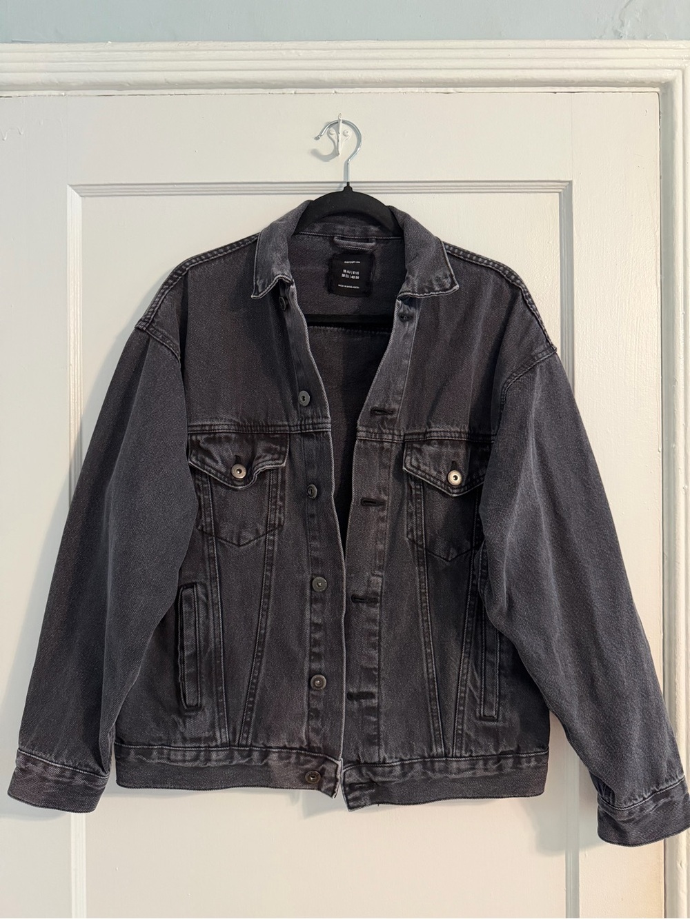 Cotton On Washed Black Denim Jacket